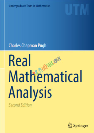 Real Mathematical Analysis(white print&hardcover)