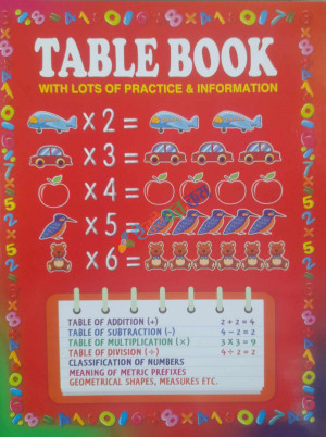 Table Book with Lots of Practice & Information