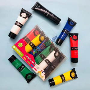 Keep-Smiling 6 Colors 30ml Professional Acrylic Paint Set