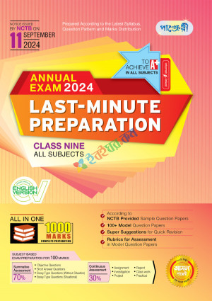 Panjeree Last Minute Preparation Class Nine Annual Exam 2024 - English Version