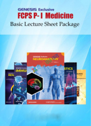 Genesis FCPS Part-I Medicine Basic Lecture Sheet Package 13th Edition