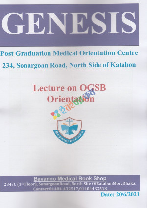 Genesis Lecture On OGSB Live Seminar For Fcps Part- 2 (Obs & Gynae) Volume 1&2