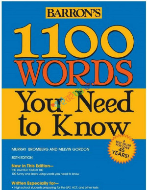 Barron's 1100 Words You Need to Know