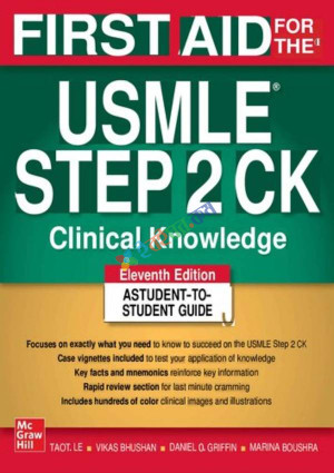 First Aid for the USMLE Step 2 CK  Eleventh Edition (Color)