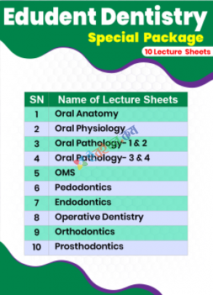 Edudent Lecture Sheet Dentistry Special Package (10 Sheet)