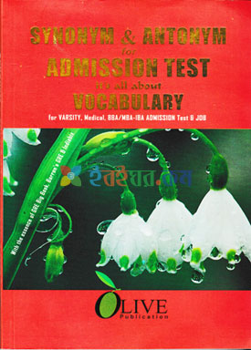 Synonym & Antonym for Admission Test it's All About Vocabulary