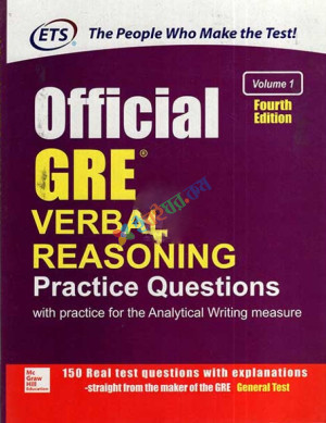 Official GRE® Verbal Reasoning Practice Questions, Volume 1 (eco)