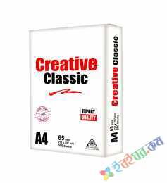 Creative Classic (Export Quality) A4 Size Paper - 65gsm - 210x297mm - (500 Sheet)