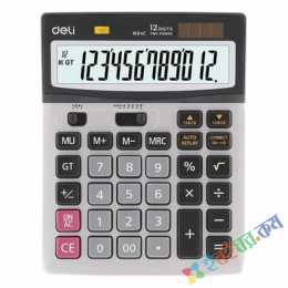 Deli Calculator Metal-12 digits - E1654C