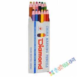 Diamond 12 Color China Marking and Border Pencils