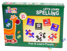 Funskool Let's Learn Spelling Puzzle for Kids - 64 Puzzles