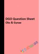 DGO Question Sheet Obs & Gynae (eco)