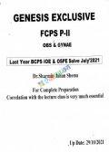 Genesis Exclusive Fcps Part-2 Obs & Gynae (Last Year Bcps Ioe & Ospe Solve)