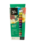 Mont Marte 12 Ml Acrylic Paints - 12 Colors Set