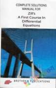 Complete Solutions Manual for Zill's A First course in differential Equations (eco)