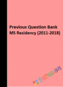 Previous Question Bank MS Residency (2011-2018) (eco)