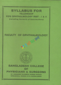 BCPS Syllabus For FCPS Part-1 Ophthalmology (eco)