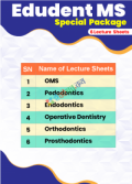 Edudent Lecture Sheet MS Special Package (6 Sheet)
