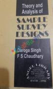 Theory and Analysis of Sample Survey Designs