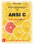 Programming in Ansi C (White Print)