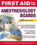 First Aid for the Anesthesiology Boards (Color)