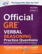 Official GRE® Verbal Reasoning Practice Questions, Volume 1 (eco)
