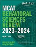 Kaplan MCAT Behavioral Sciences Review 2023-2024 (Color)