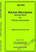 Matrix Rapid Revision Question Bank For FCPS Part-1 Obs & Gynae