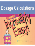 Dosage Calculations Made Incredibly Easy (Color)
