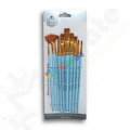 Keep Smiling Art Paint Brush Set-10 pcs Set