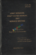 Joint Services Staff Duties Manual 2003 Service Writing ( B&W )