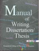 Manual of Writing Dissertation/Thesis (B&W)