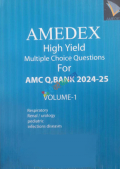 Amedix High Yield Multiple Choice Questions For AMC Q,BANK 2024-25 (Subject wise)