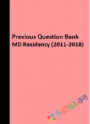Previous Question Bank MD Residency (2011-2018) (eco)