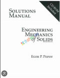 SOLUTIONS MANUAL ENGINEERING MECHANICS of SOLIDS