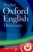 Pocket Oxford English Dictionary English to English (eco)