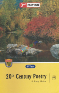 A Studay Guide 20th Century Poetry For The Student Of Honours Fourth Year English