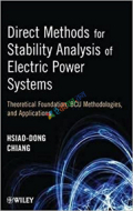 Direct Methods For Stability Analysis Of Electric Power Systems (B&W)