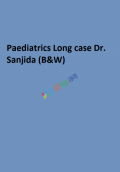 Paediatrics Long case Dr. Sanjida (B&W)