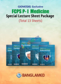Genesis Lecture Sheet FCPS Part-1 Medicine Special Package (13 Sheet)