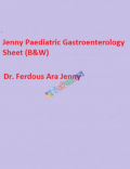 Jenny Paediatric Gastroenterology Sheet (B&W)